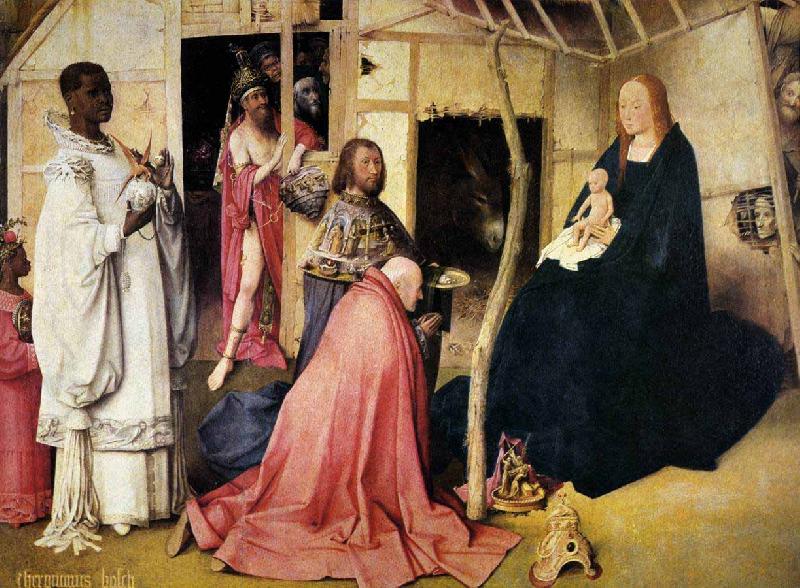 Hieronymus Bosch The Adoration of the Magi Germany oil painting art